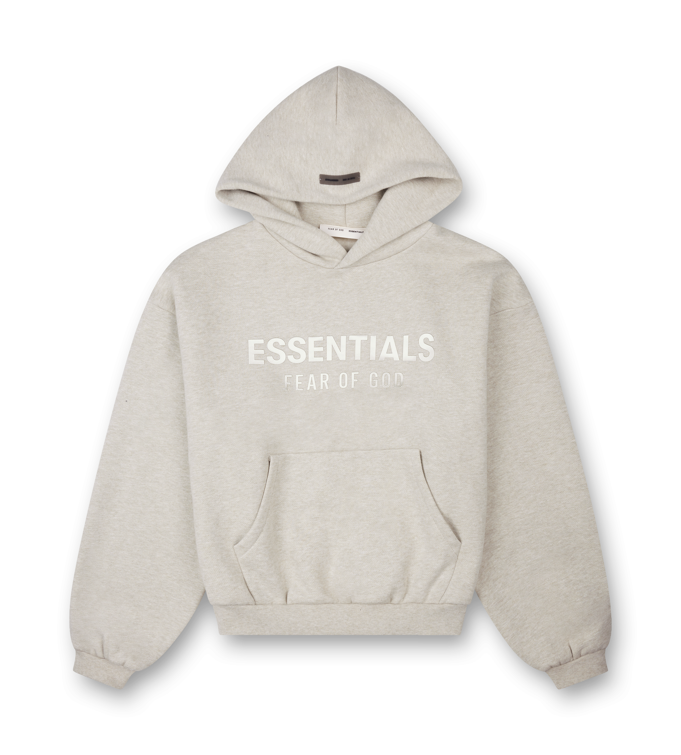 Essentials Classic Fleece Hoodie in Heather Stone (Kids)