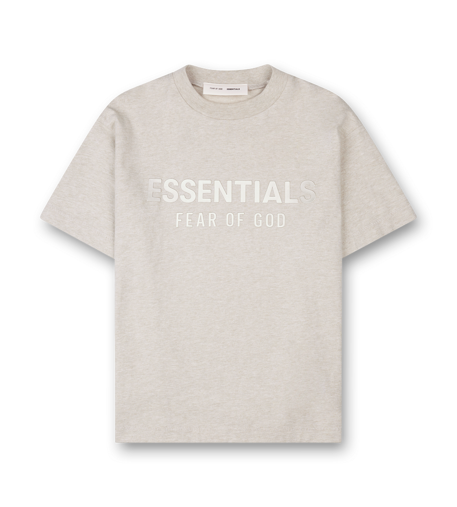 Essentials Classic Tee in Heather Stone (Kids)