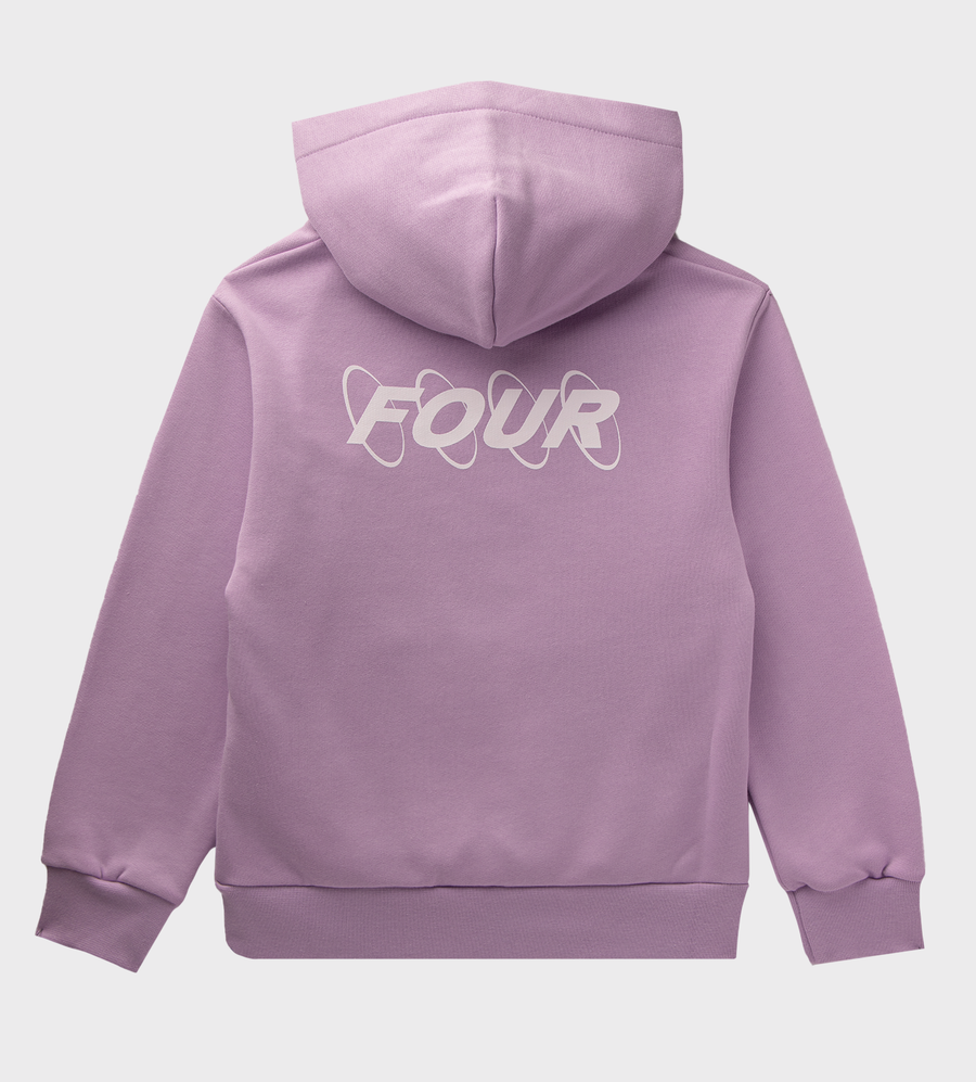 Circles Hoodie Pastel Lilac