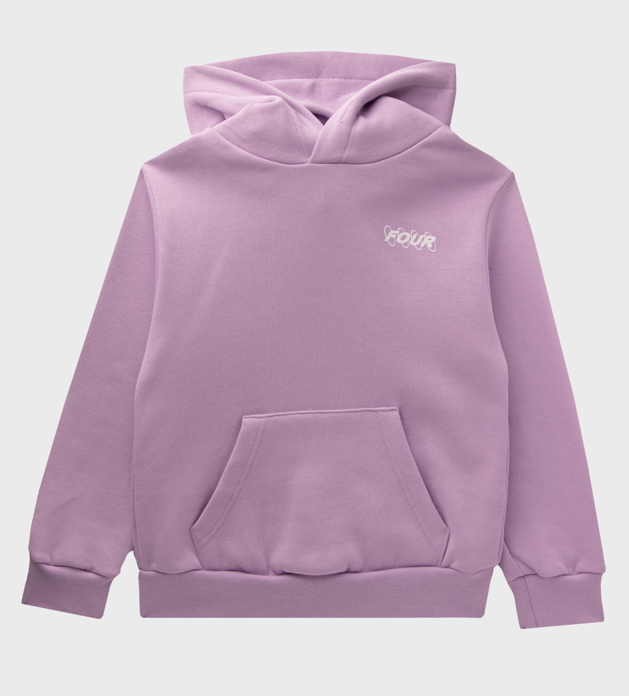 Circles Hoodie Pastel Lilac