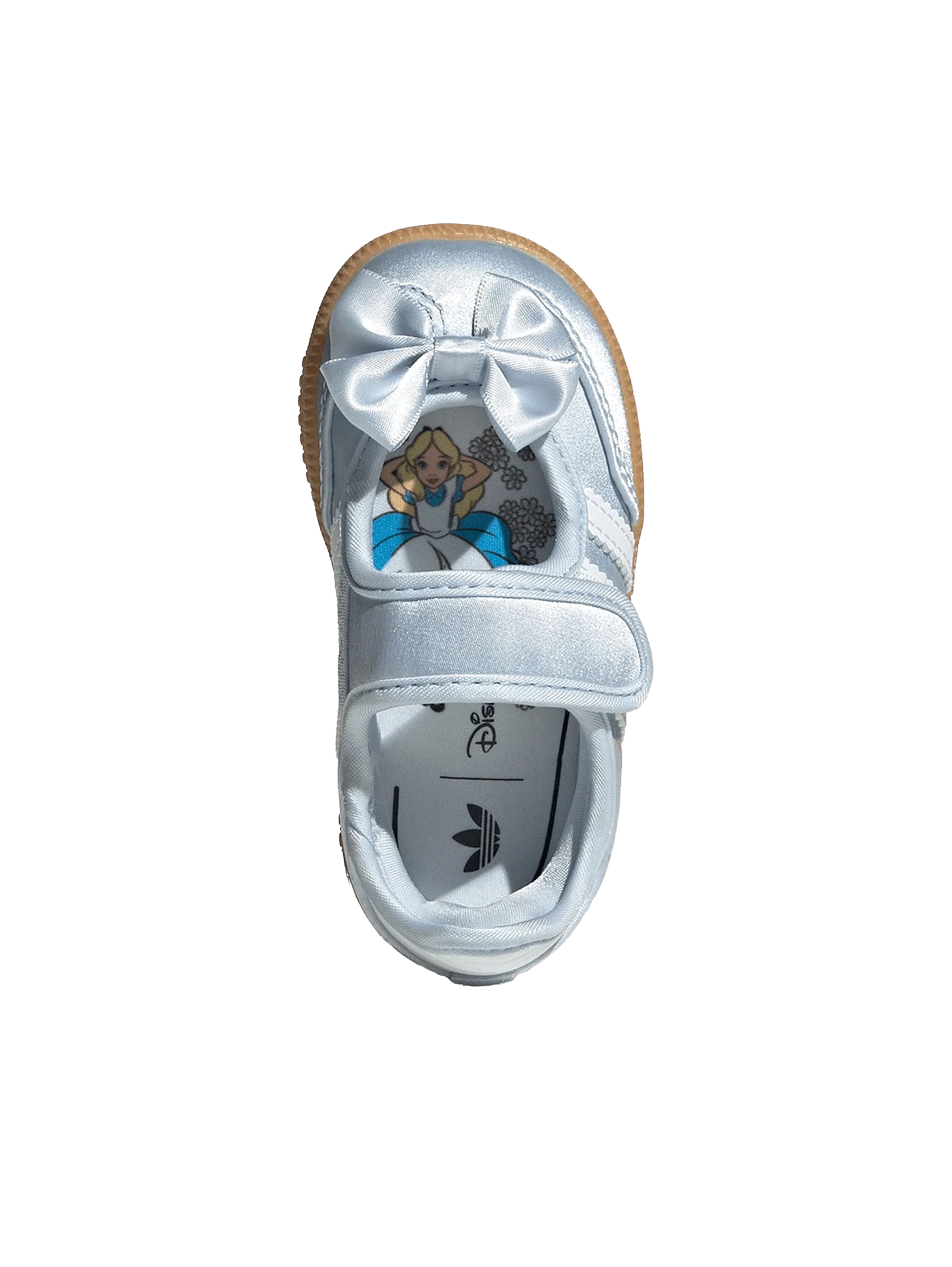adidas Samba Jane comfortsluiting baby in lichtblauw