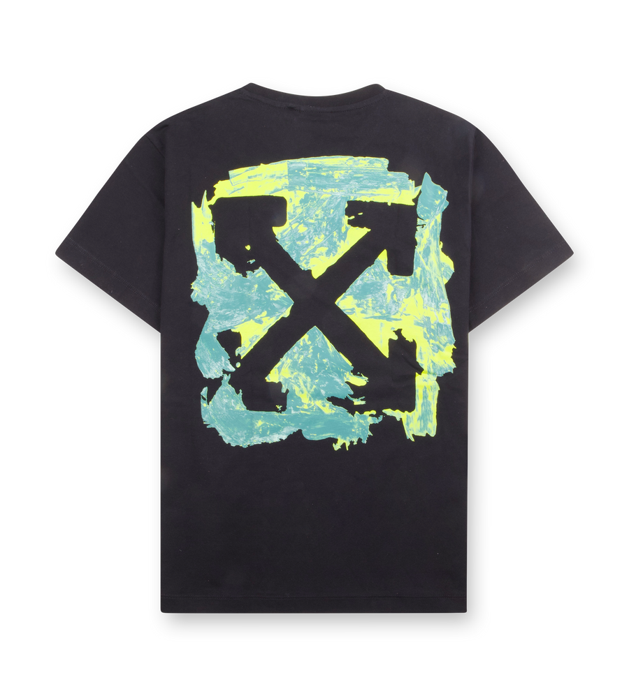 Off-White Arrow Acrylic T-Shirt in Black Neon (Kids)