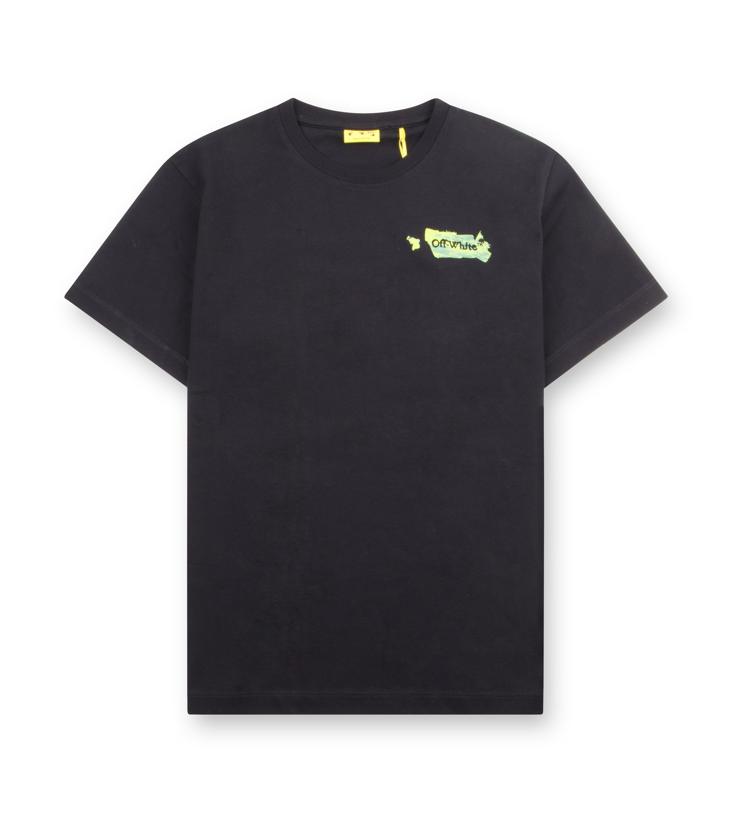 Off-White Arrow Acrylic T-Shirt in Black Neon (Kids)