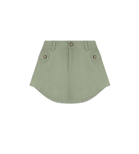 Kids Indra Pocket Skirt Khaki