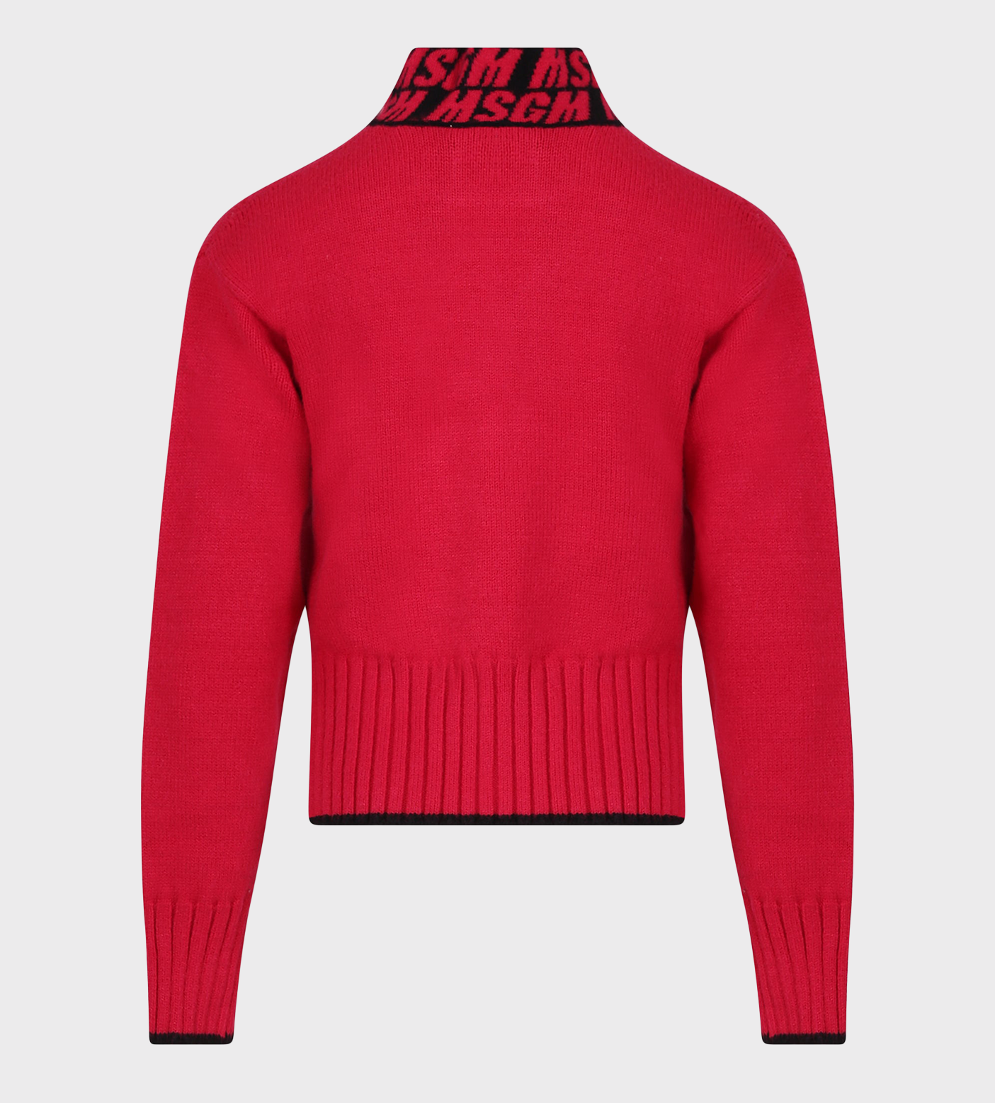 Knit Ribbed Jumper Fuchsia