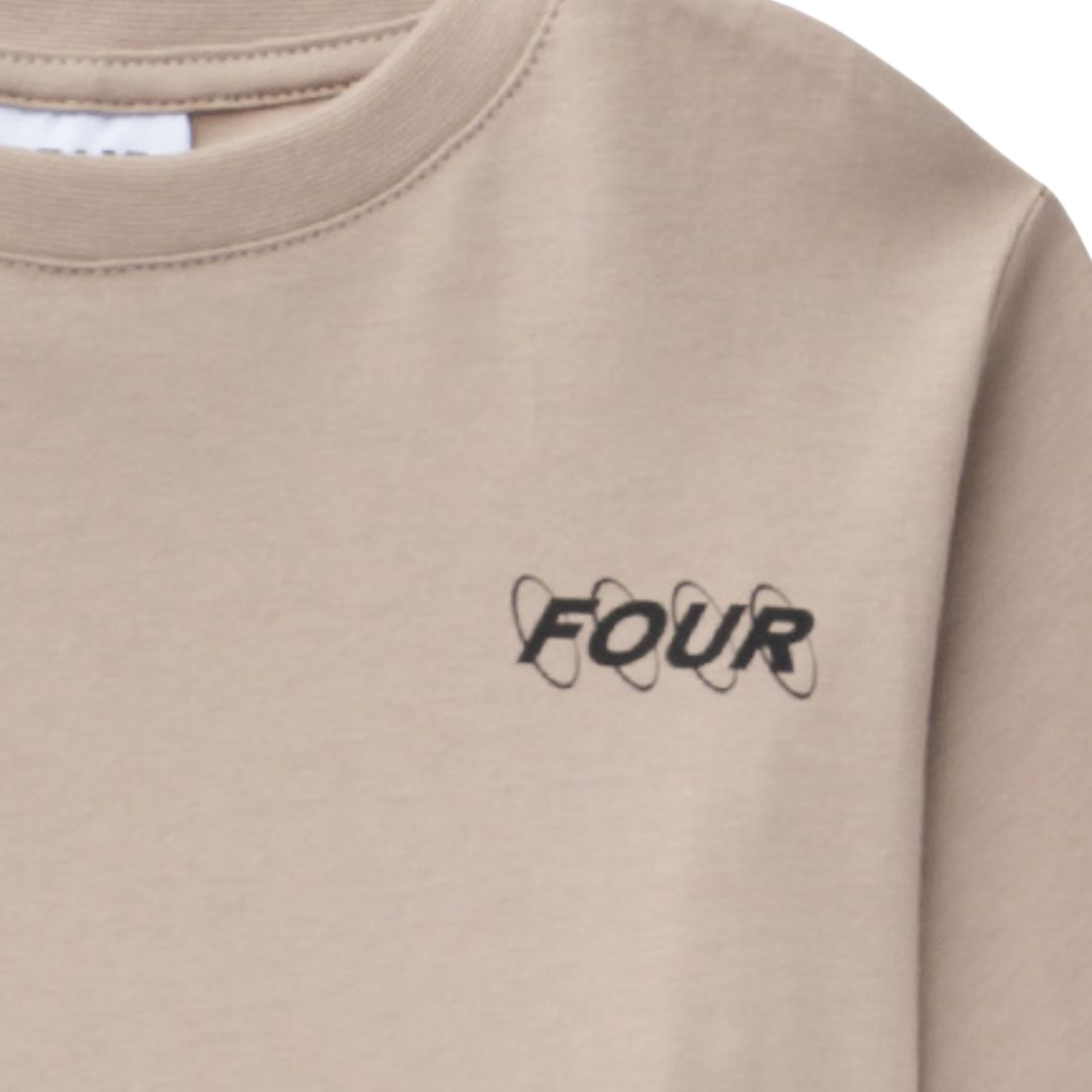 Circles Logo T-Shirt Vintage Khaki