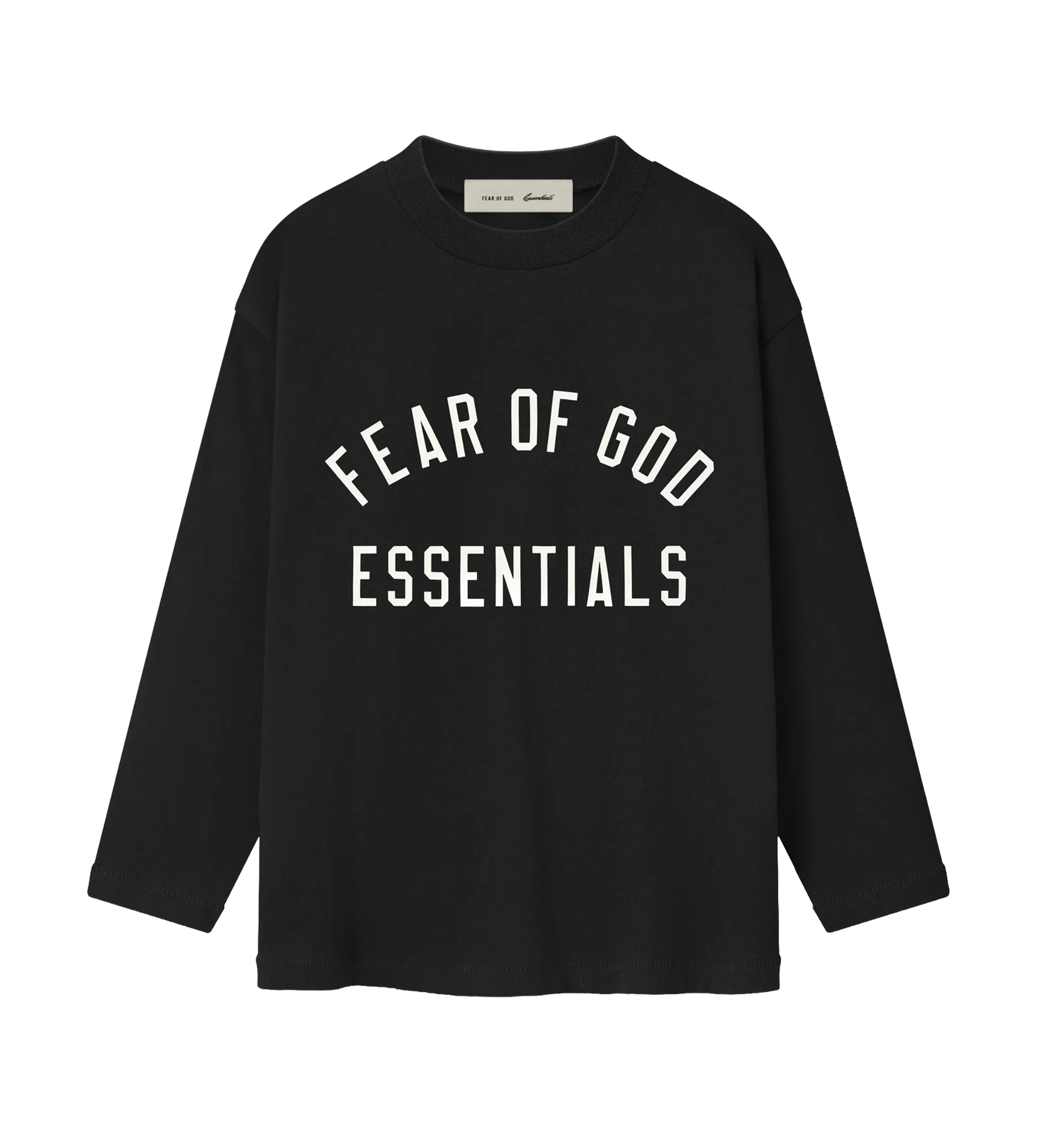 Essentials Training 90s Long Sleeve Tee in Vintage Black (Kids)