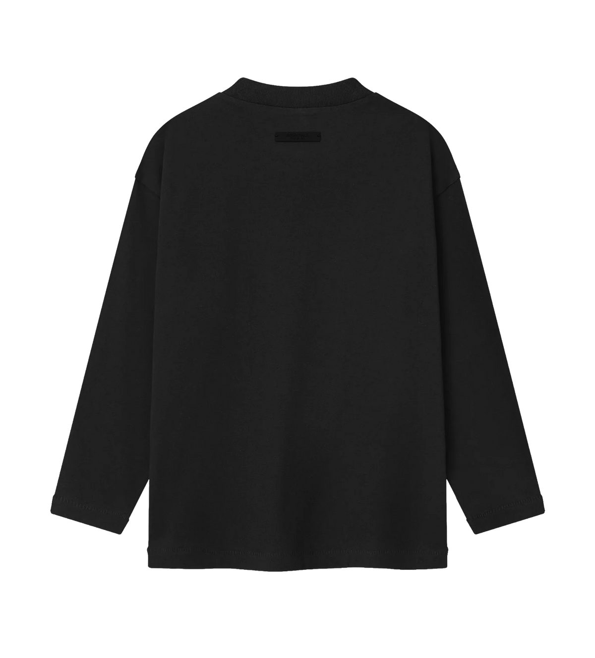 Kids Training T-shirt met lange mouwen uit de jaren 90 in vintage zwart