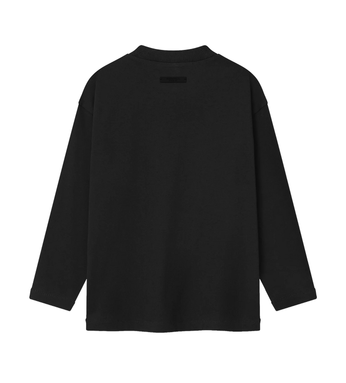 Kids Training 90s Long Sleeve Tee in Vintage Black