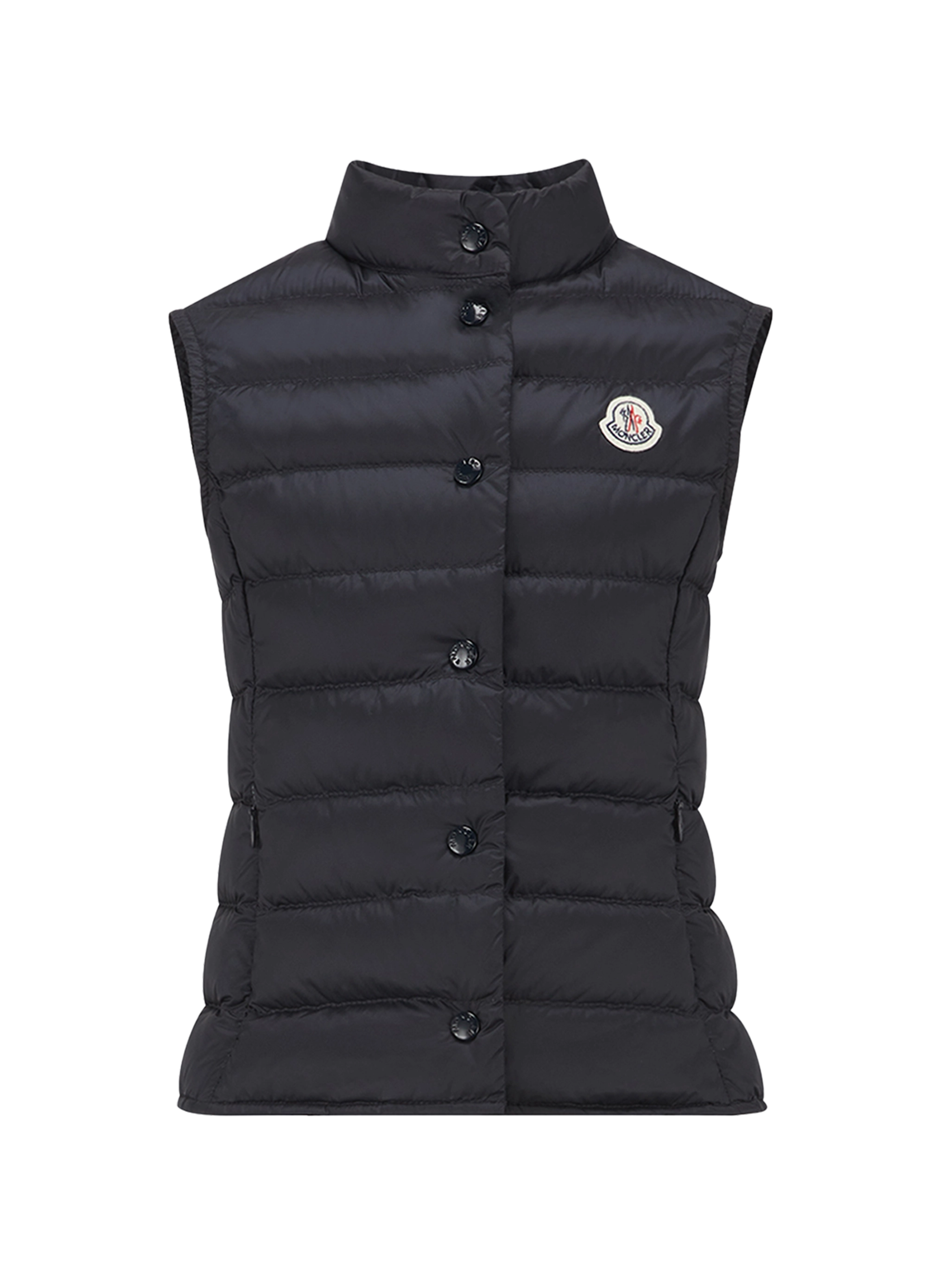 Moncler Liane Packable Down Gilet in Dark Blue