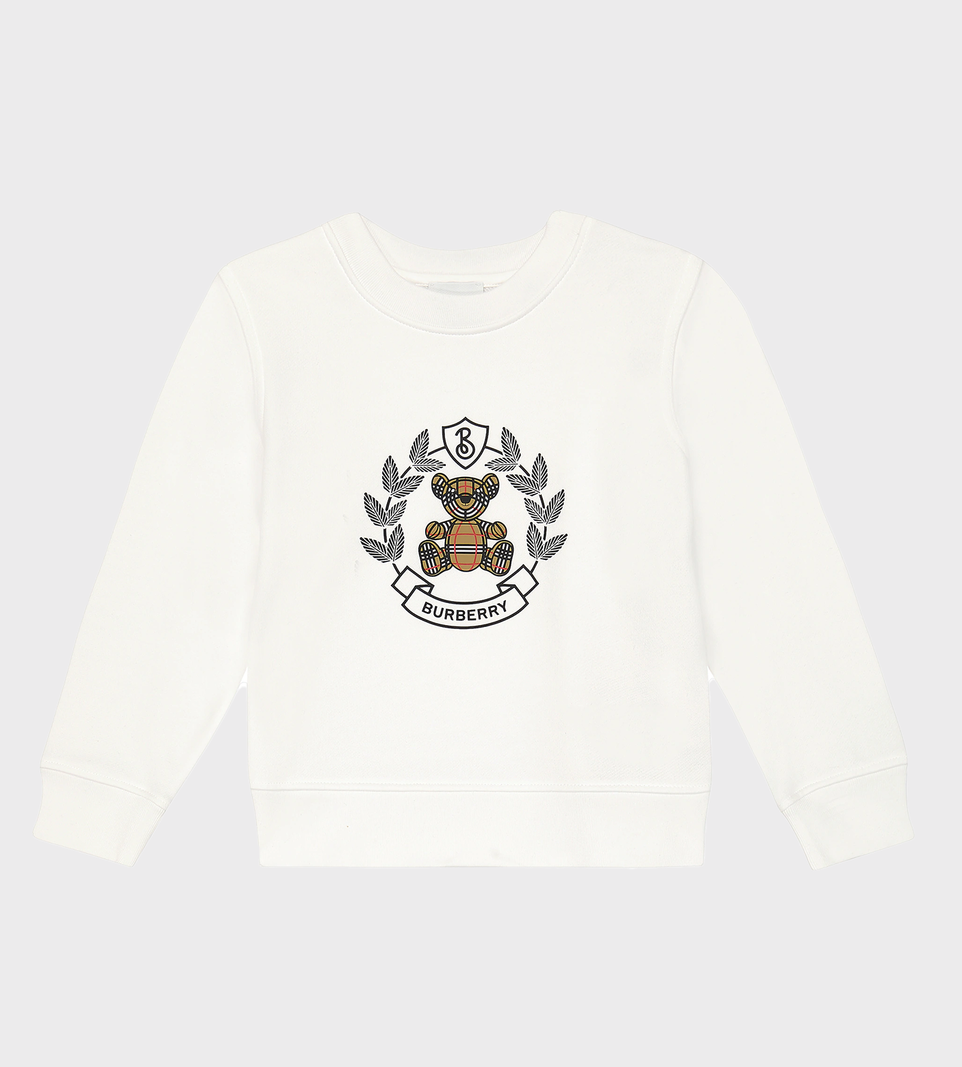 Baby Thomas Bear-Print Jumper White