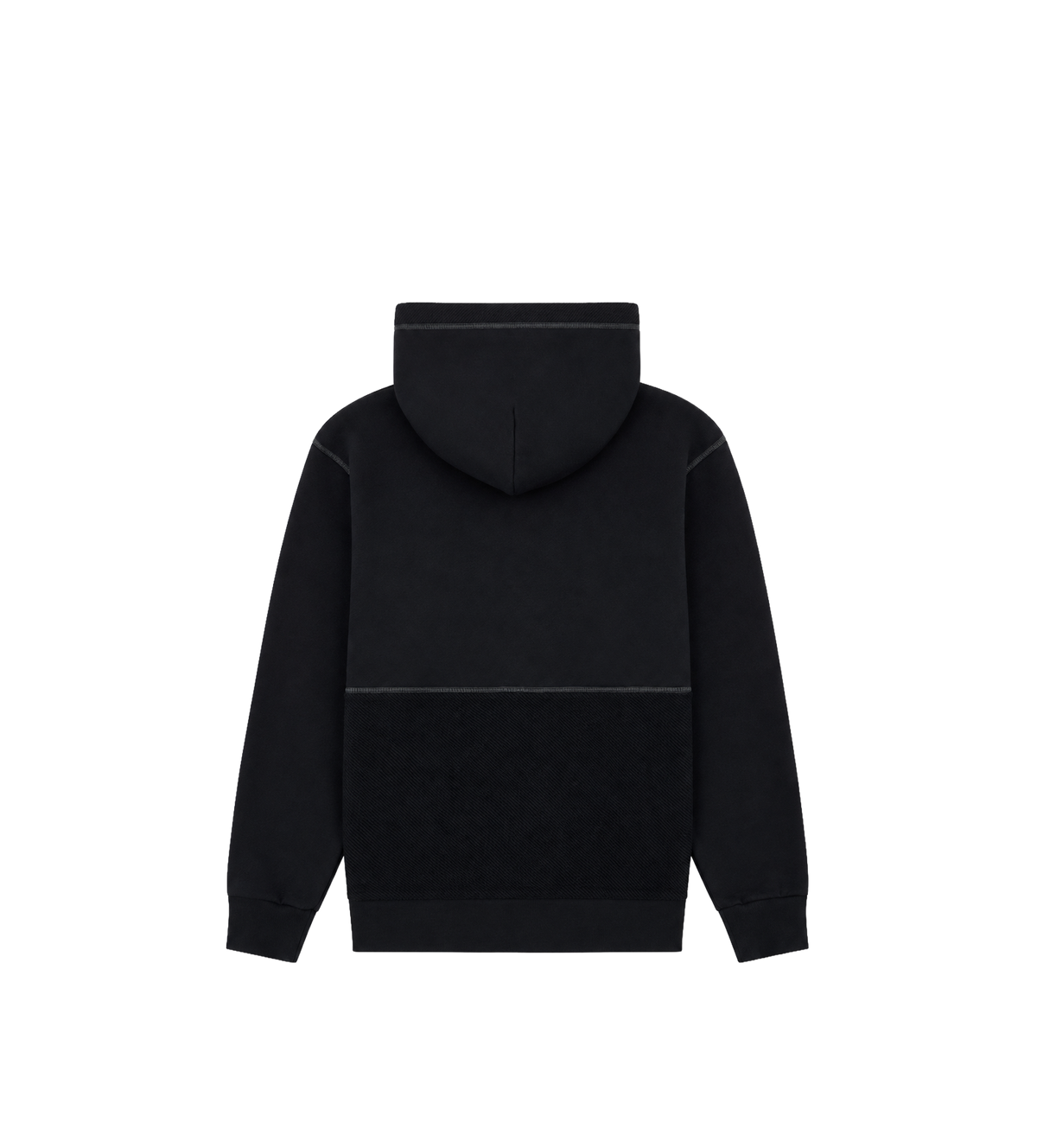 Circles Inside Out Hoodie Black