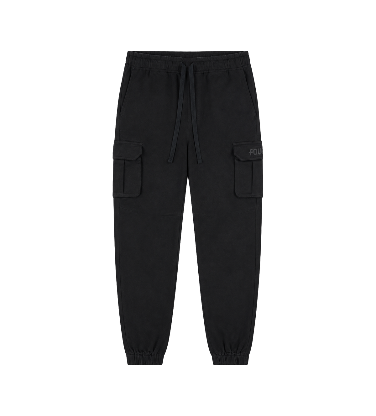 Logo Parachute Pants Black