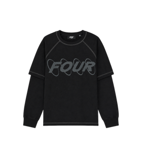 Circles Inside Out DL Longsleeve Black