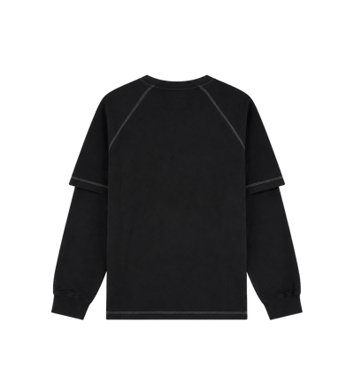 Circles Inside Out Longsleeve DL Zwart