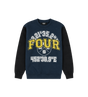 Special Two Tone Crewneck Marineblauw/ Zwart