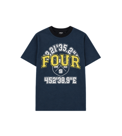 Special Two Tone T-shirt Marineblauw/ Zwart