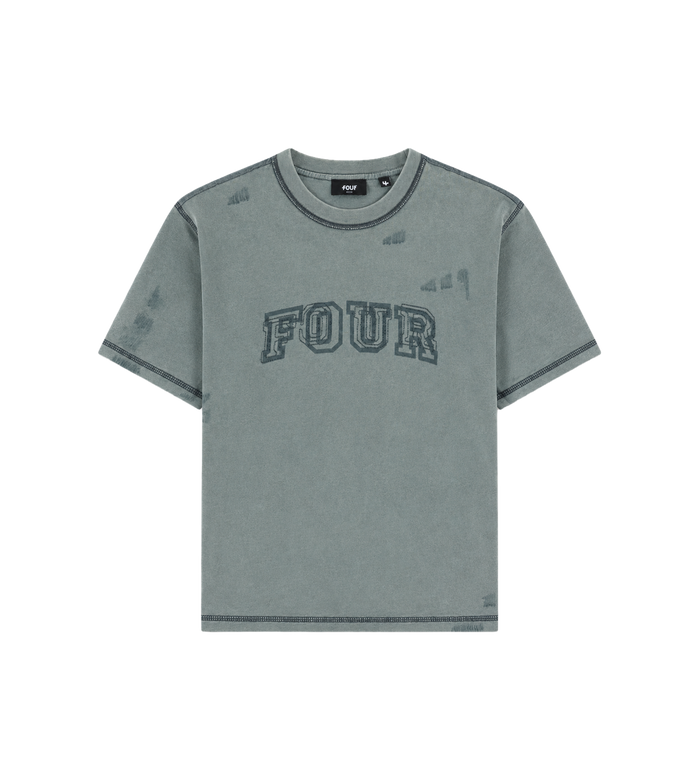 Arch T-shirt Washed Grijs
