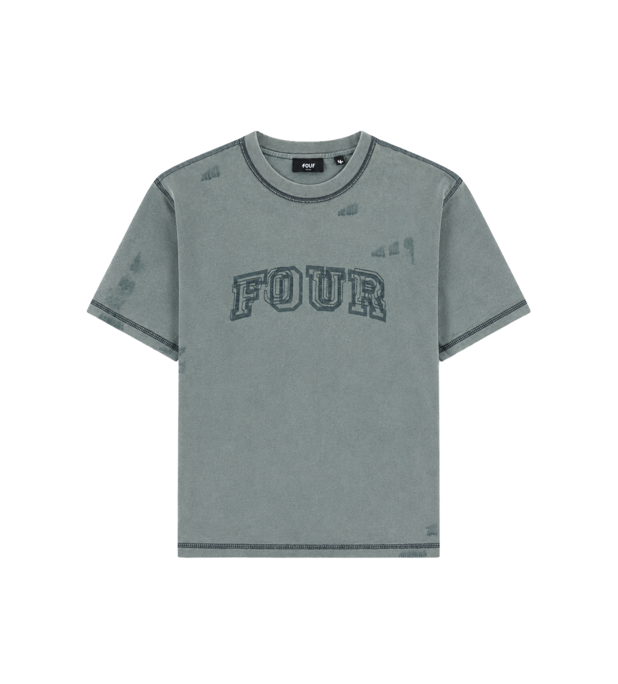 Arch T-shirt Washed Grijs