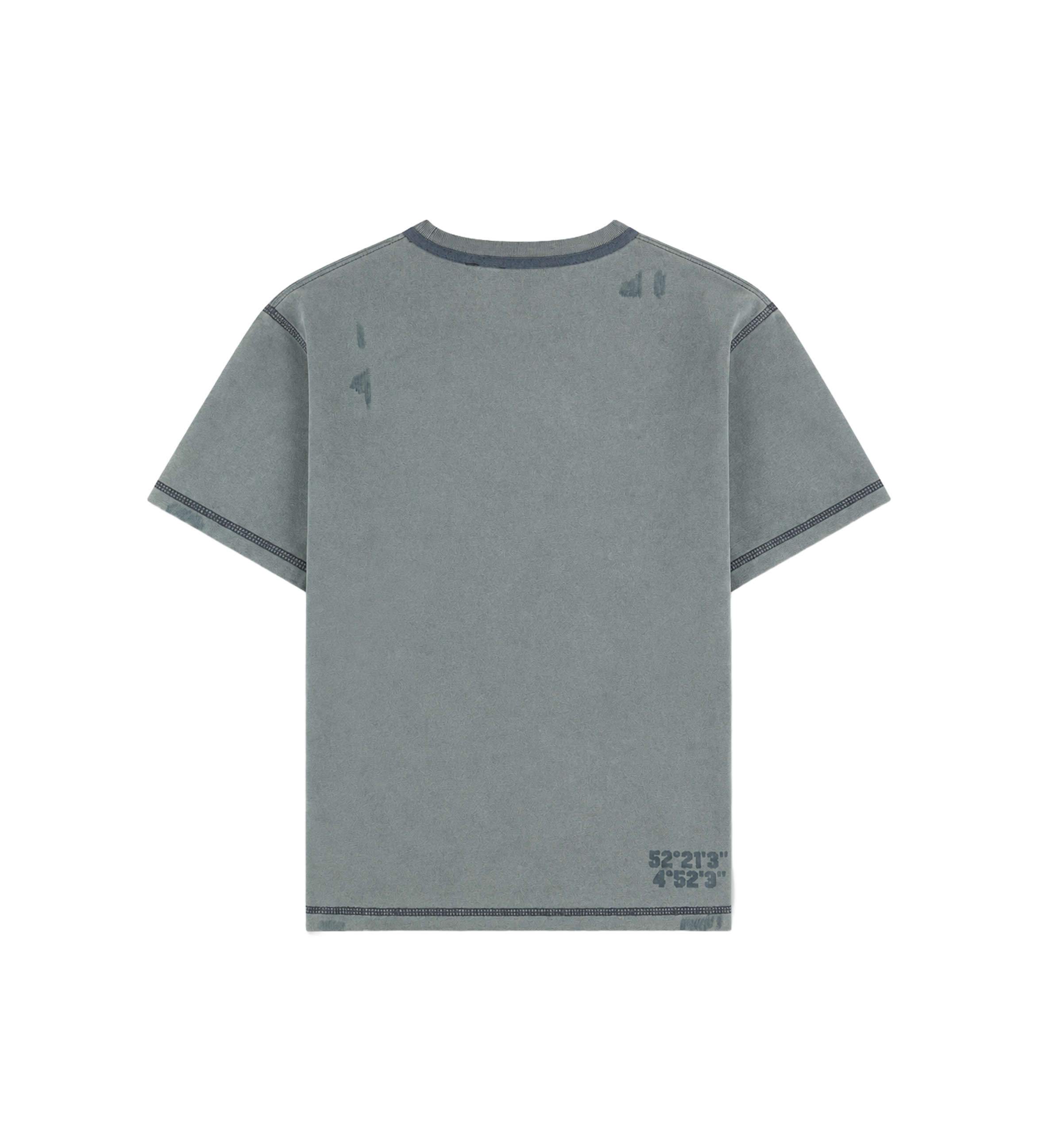 Arch T-shirt Washed Grijs