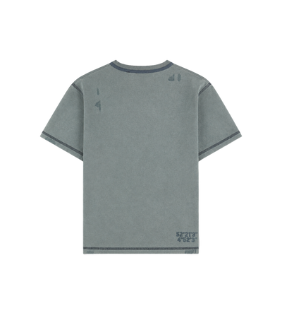 Arch T-shirt Washed Grijs