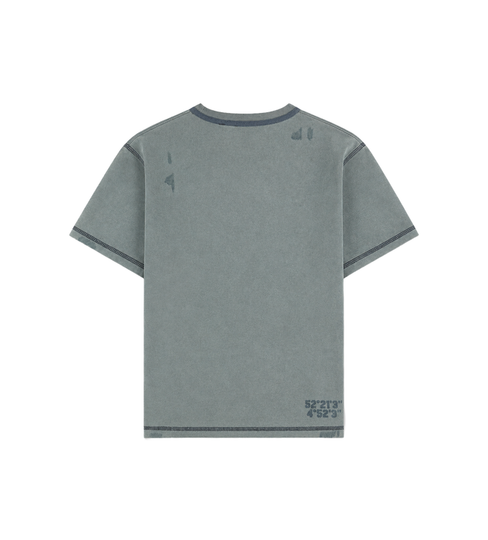 Arch T-shirt Washed Grijs
