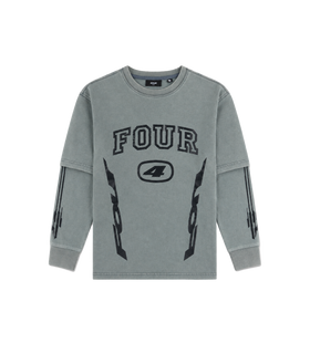 Arch DL longsleeve Washed Grijs