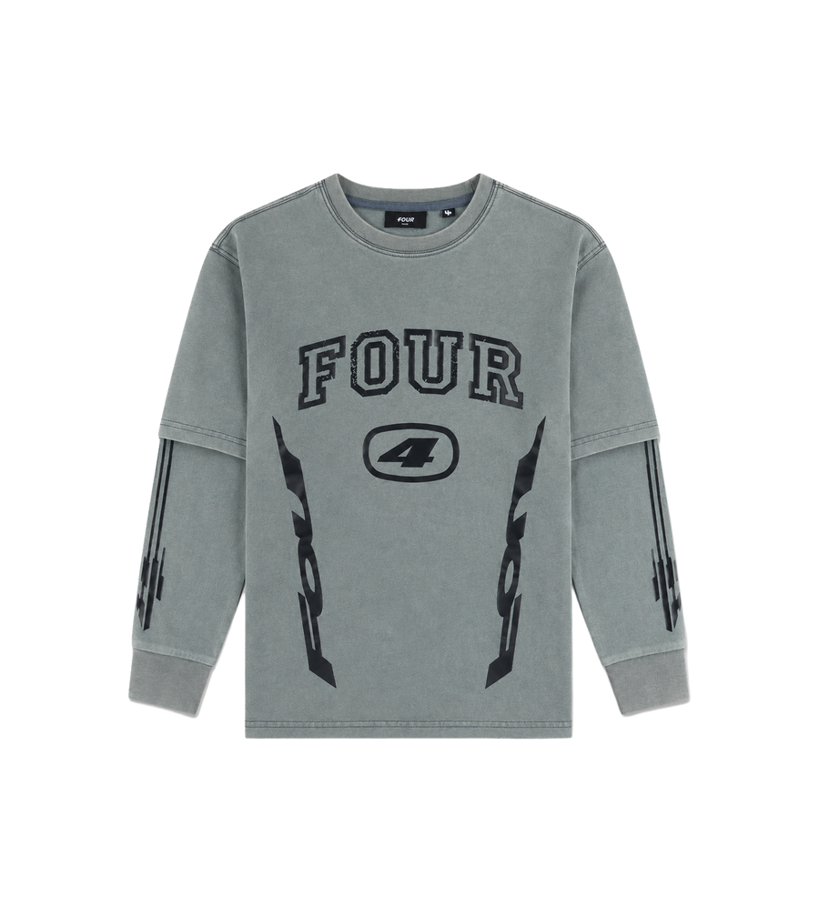 Arch DL longsleeve Washed Grijs