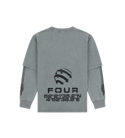 Arch DL longsleeve Washed Grijs