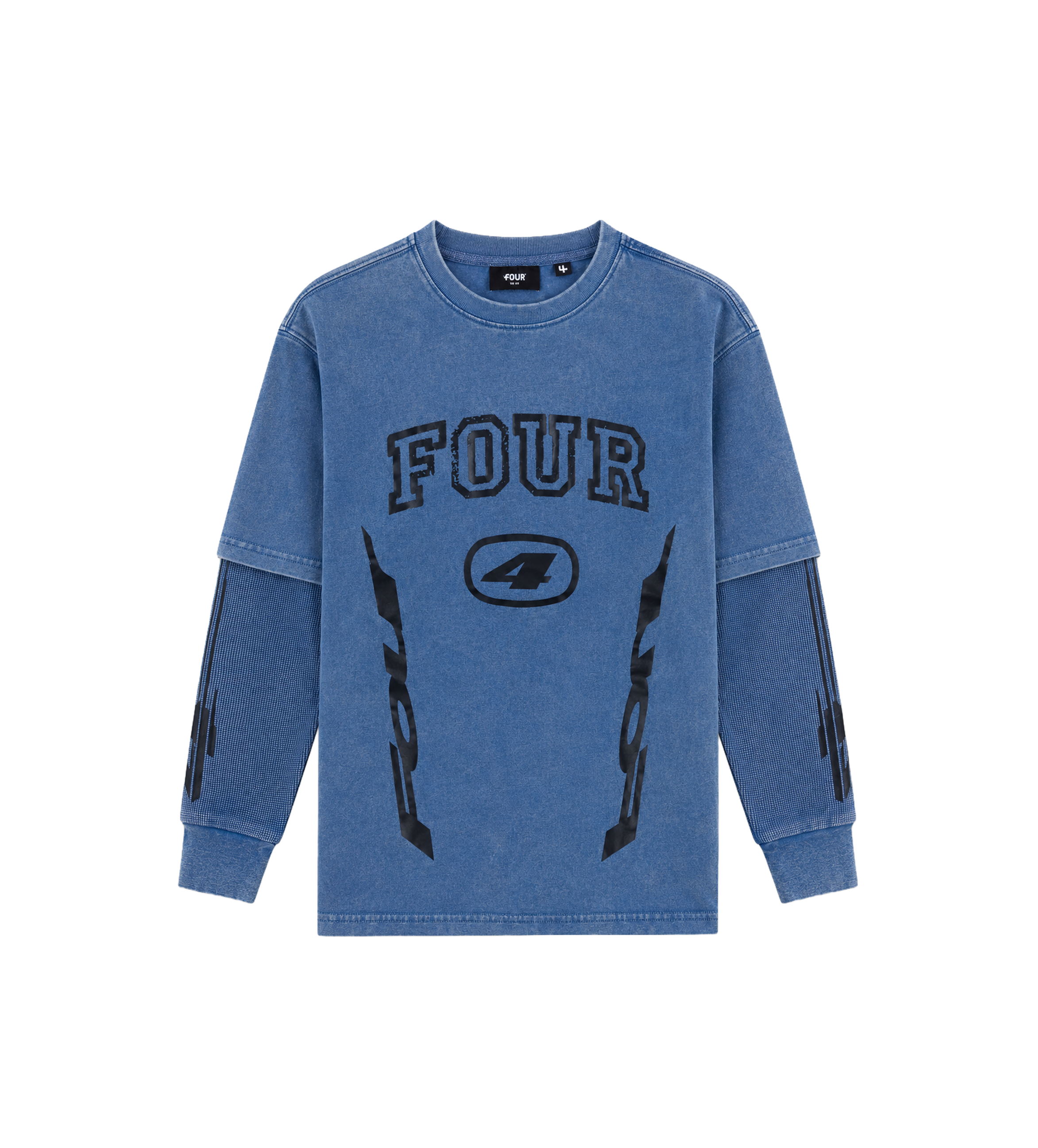 Arch DL longsleeve Washed Blauw