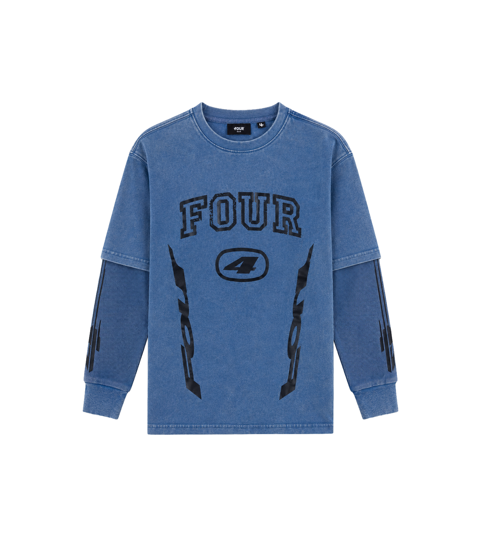 Arch DL longsleeve Washed Blauw
