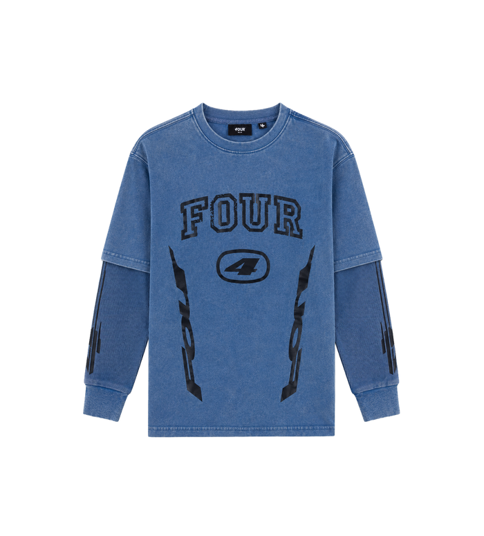 Arch DL longsleeve Washed Blauw