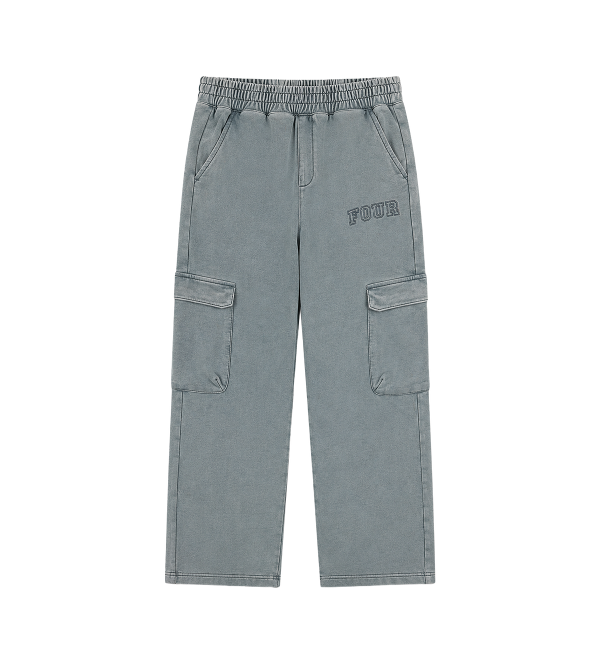 Arch Cargo Sweatpants Washed Grijs