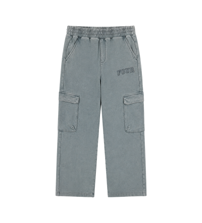 Arch Cargo Sweatpants Washed Grijs