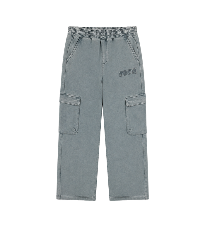 Arch Cargo Sweatpants Washed Grijs