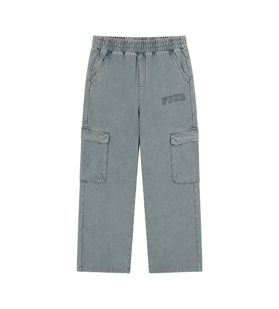 Arch Cargo Sweatpants Washed Grijs