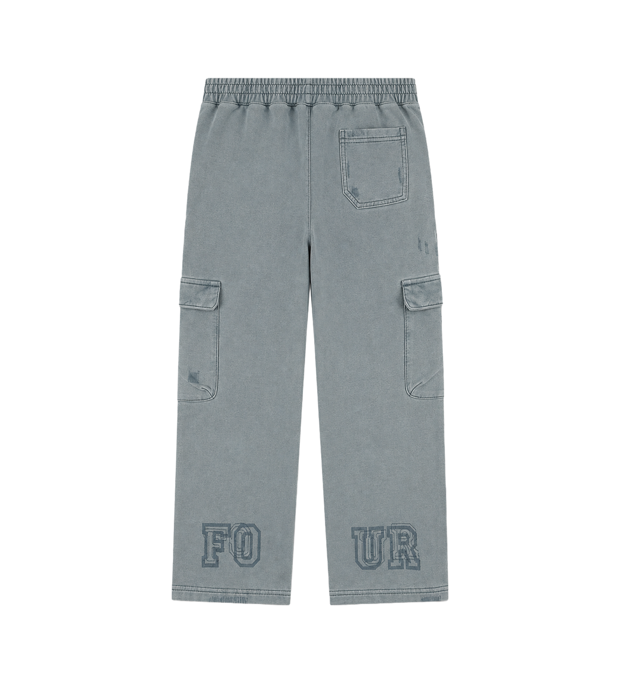 Arch Cargo Sweatpants Washed Grijs