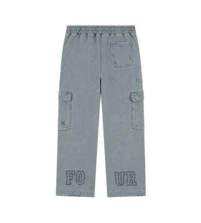 Arch Cargo Sweatpants Washed Grijs
