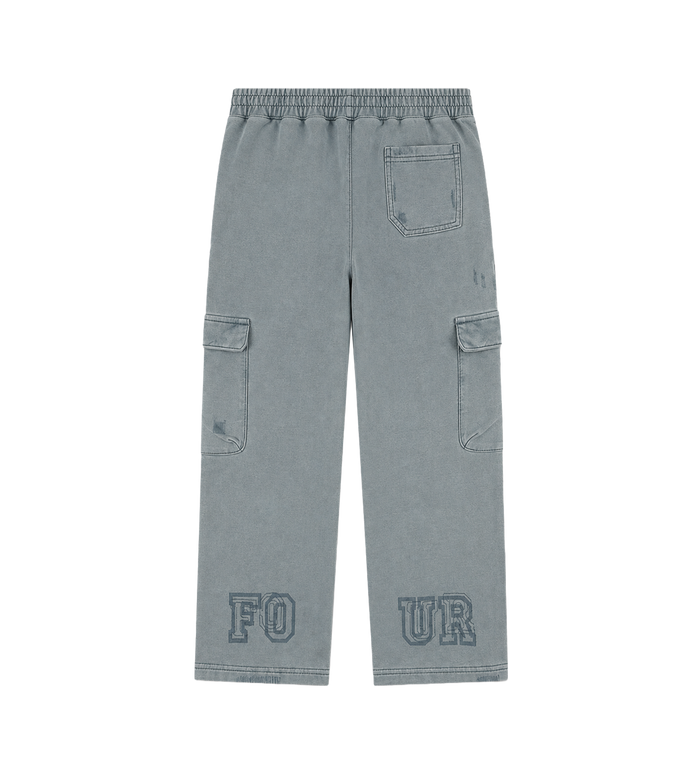 Arch Cargo Sweatpants Washed Grijs