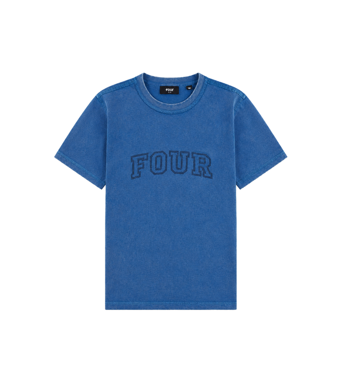 Arch T-shirt Washed Blauw