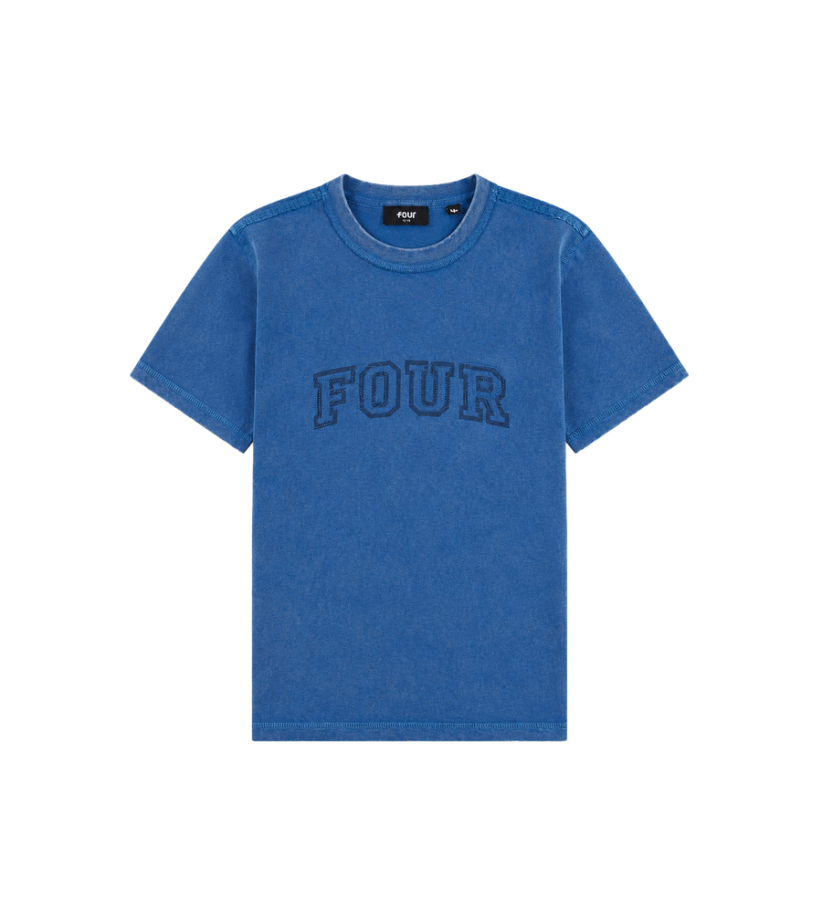 Arch T-shirt Washed Blauw