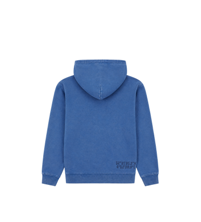 Arch Zip Up Hoodie Washed Blauw
