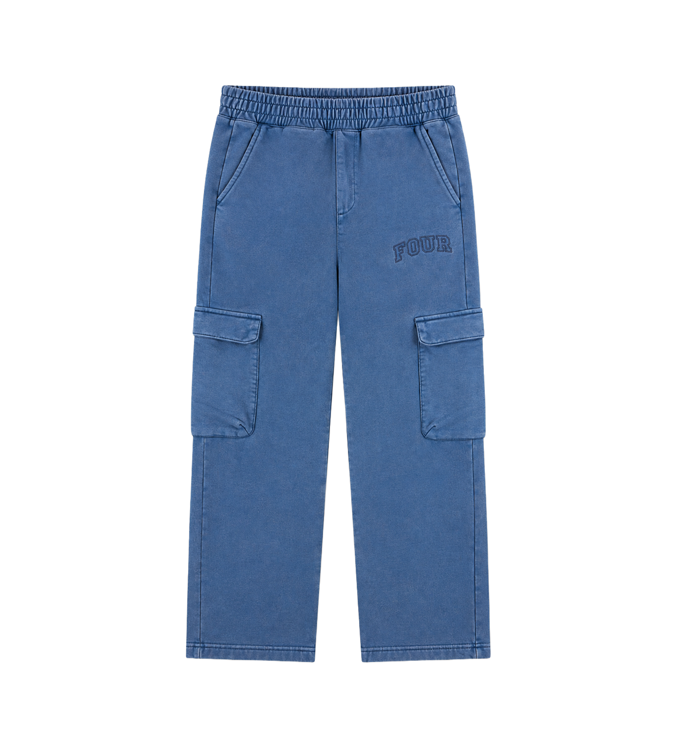 Arch Cargo Sweatpants Washed Blauw
