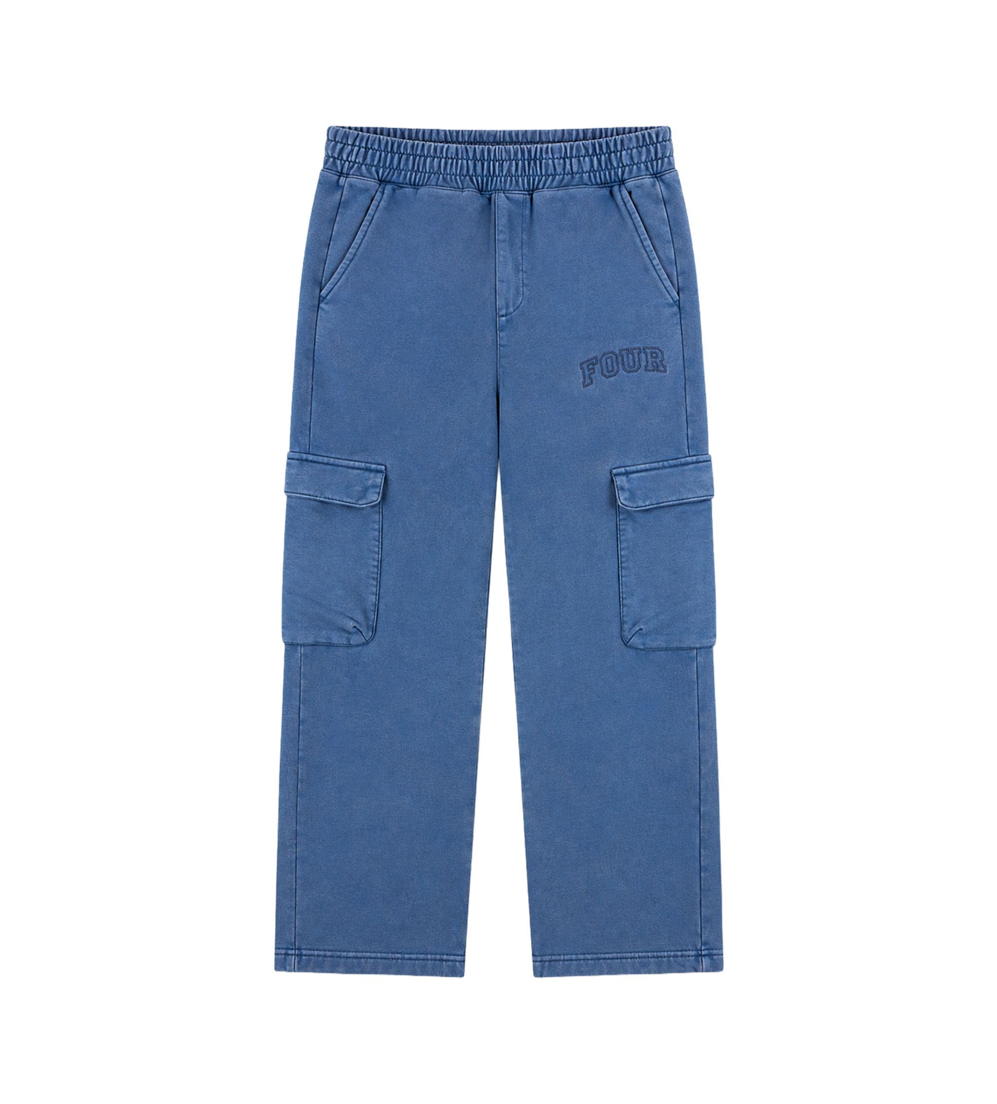 Arch Cargo Sweatpants Washed Blauw