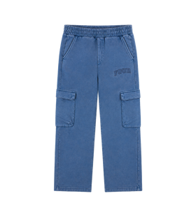 Arch Cargo Sweatpants Washed Blauw