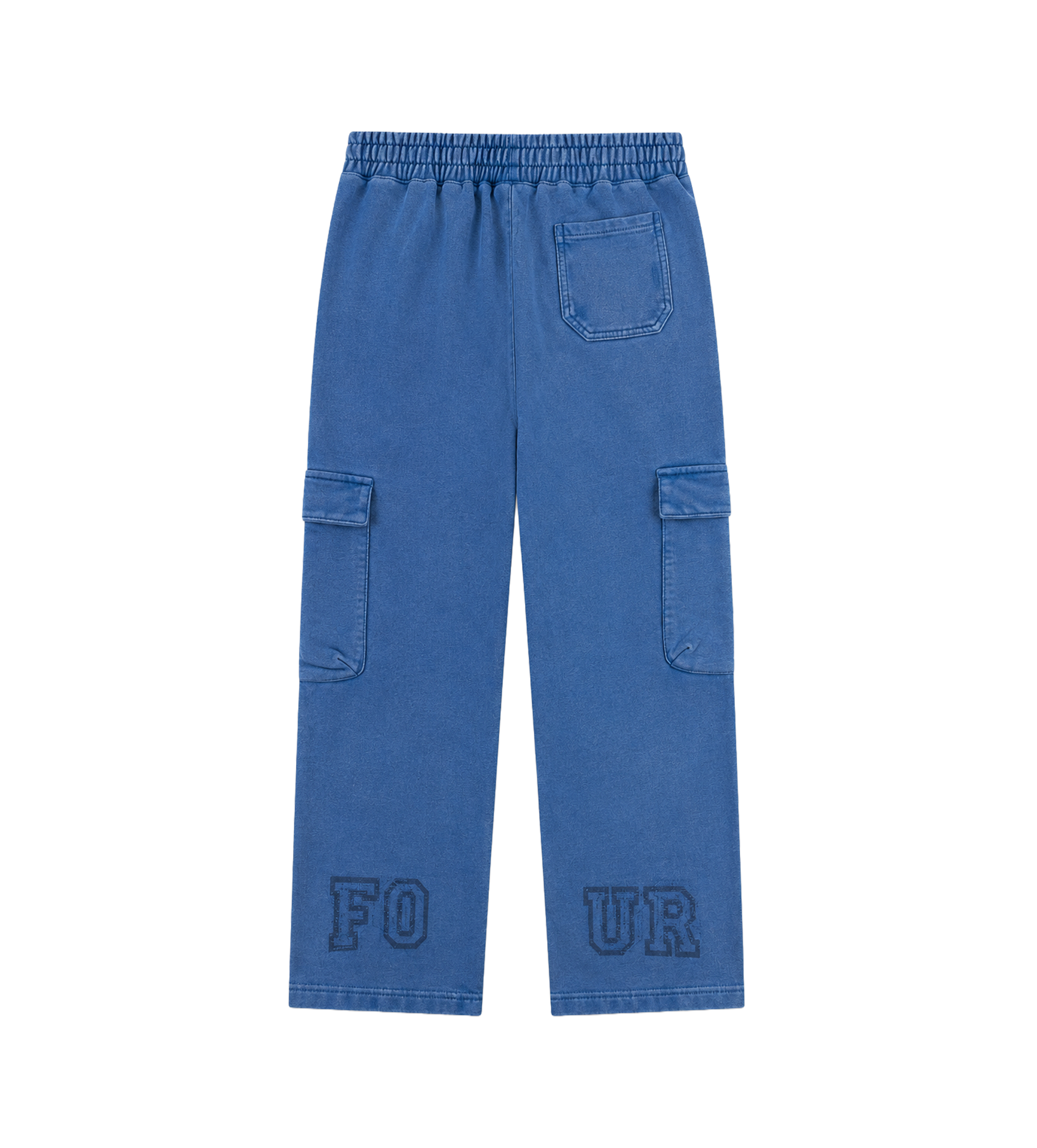 Arch Cargo Sweatpants Washed Blauw