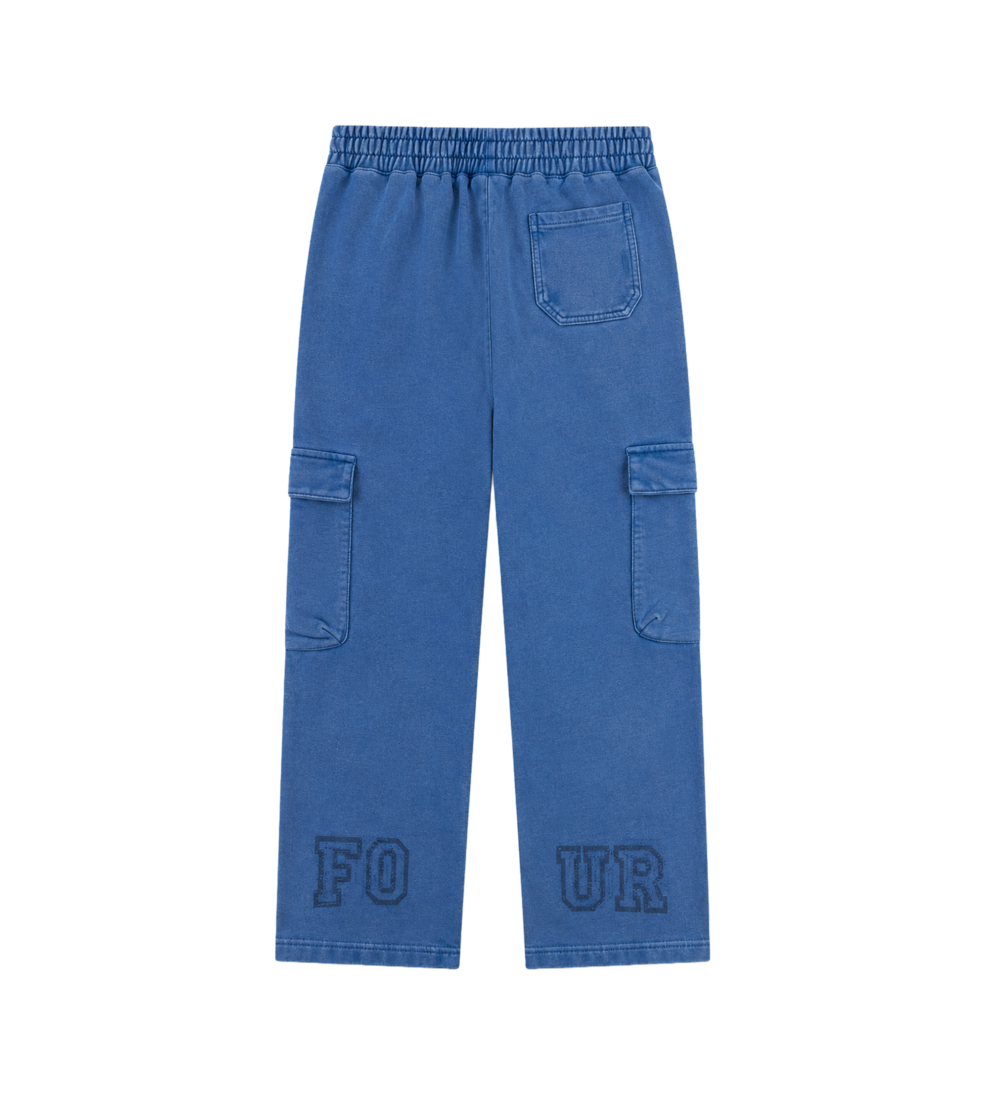 Arch Cargo Sweatpants Washed Blauw