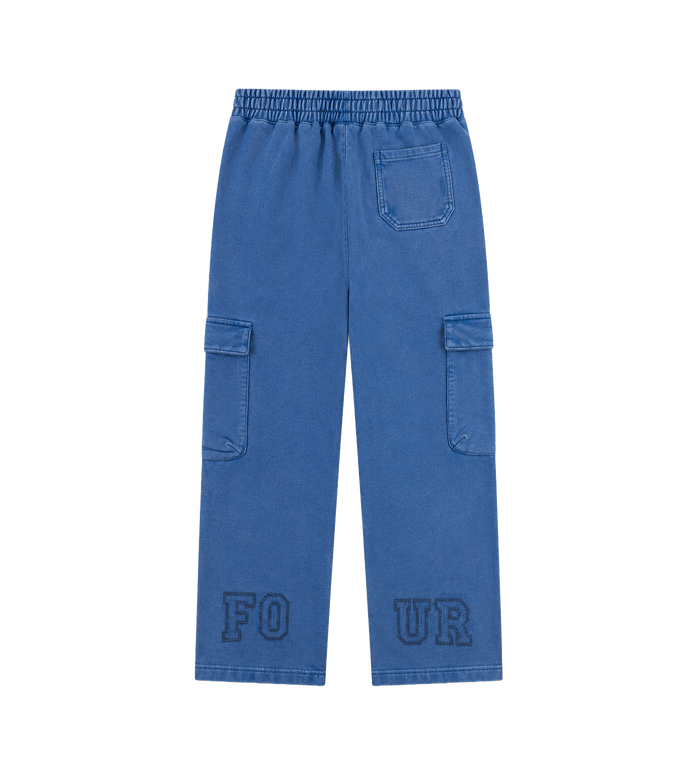 Arch Cargo Sweatpants Washed Blauw