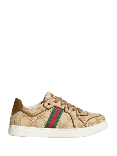 Kids Stretch lage top Sneakers Beige/ivoor