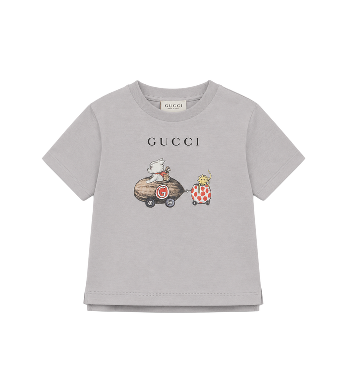 Baby Katoenen T-shirt met print Thunderstorm / Multi
